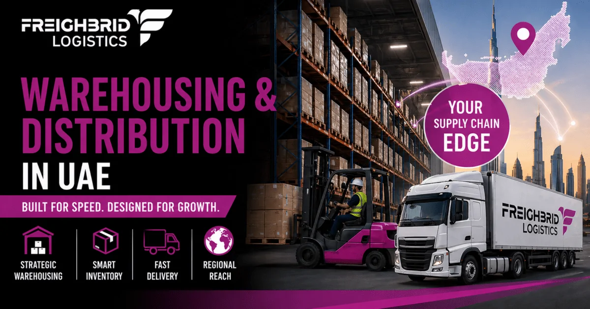Looking for reliable warehousing and distribution UAE? Get end-to-end logistics, inventory management, and fast regional delivery from one partner.