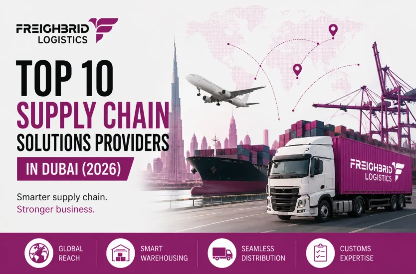 An expert ranking of the top supply chain solutions providers in Dubai for 2026, with services, costs, stats and a clear way to choose your logistics partner.